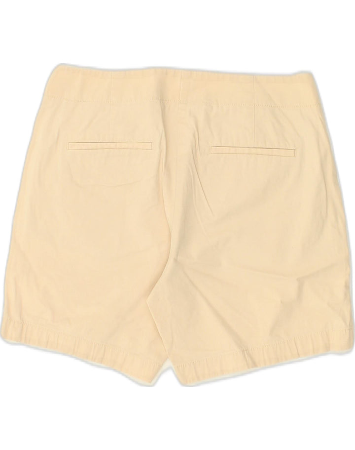 J. CREW Womens Casual Shorts US 2 XS W28 Beige Cotton | Vintage J. Crew | Thrift | Second-Hand J. Crew | Used Clothing | Messina Hembry 