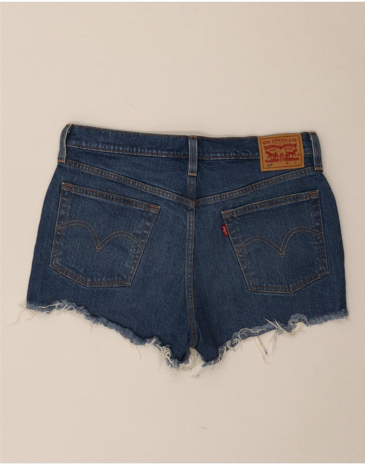 Levi's Damen 501 Jeansshorts W29 mittelblaue Baumwolle