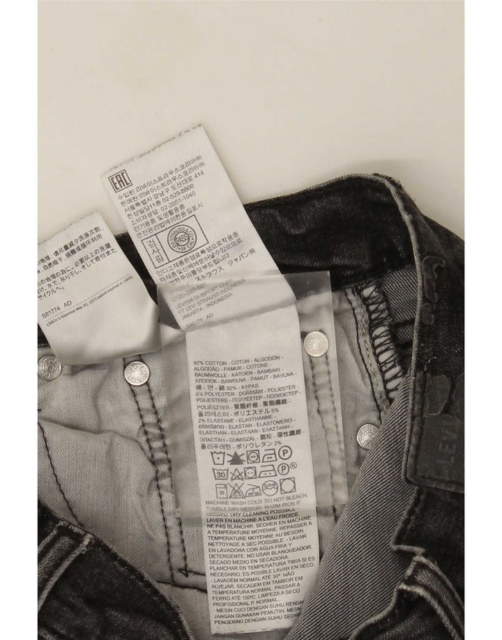 Levi's Herren 511 Slim Jeans W30 L32 Graue Baumwolle