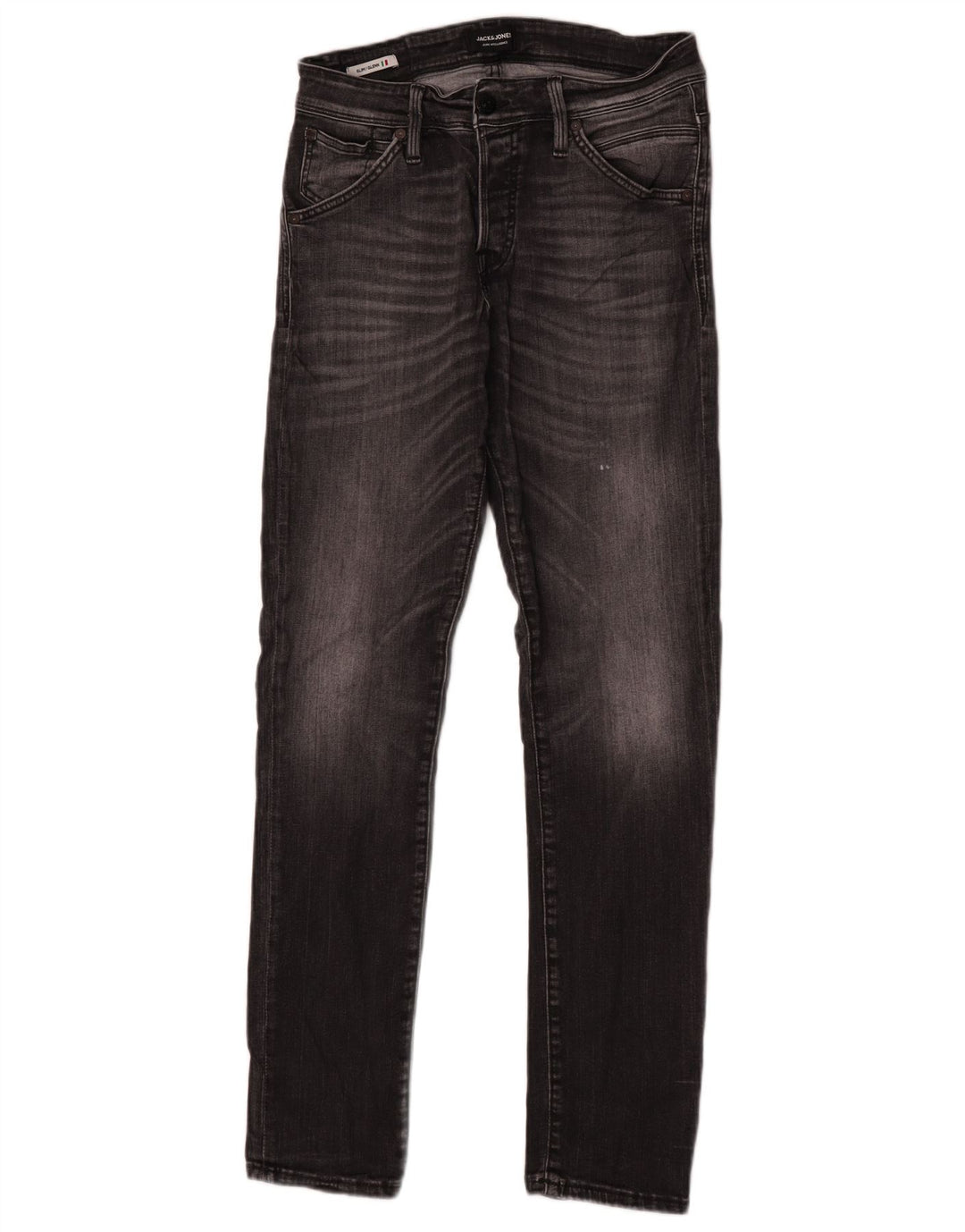 Jack & Jones Herren GLENN Slim Jeans W30 L32 Graue Baumwolle