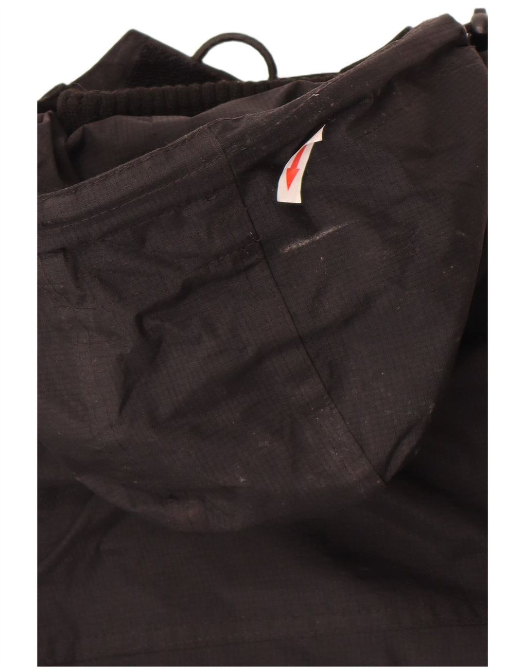 Superdry Damen-Regenjacke mit Kapuze, UK 12, mittelschwarzes Nylon