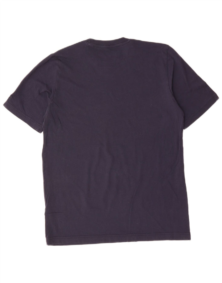 ADIDAS Herren Grafik-T-Shirt-Oberteil aus Baumwolle in mittlerem Marineblau