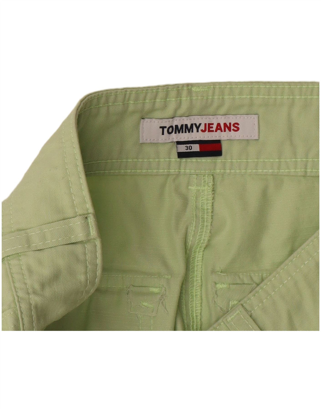 Tommy Hilfiger Damen Chinoshorts W30 Mittelgrün