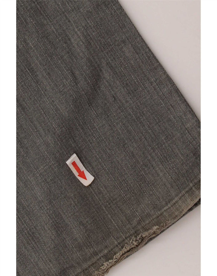 Marks & Spencer Herren Bootcut Jeans W30 L26 Graue Baumwolle
