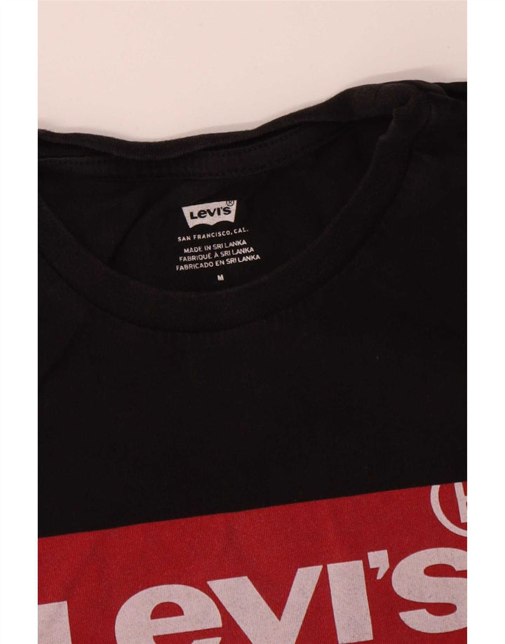 Levi's Herren-T-Shirt mit Grafik, mittelschwarze Baumwolle