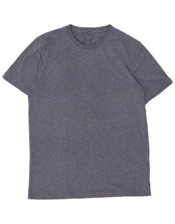 Vintage Herren T-Shirt Top Große blaue Baumwolle