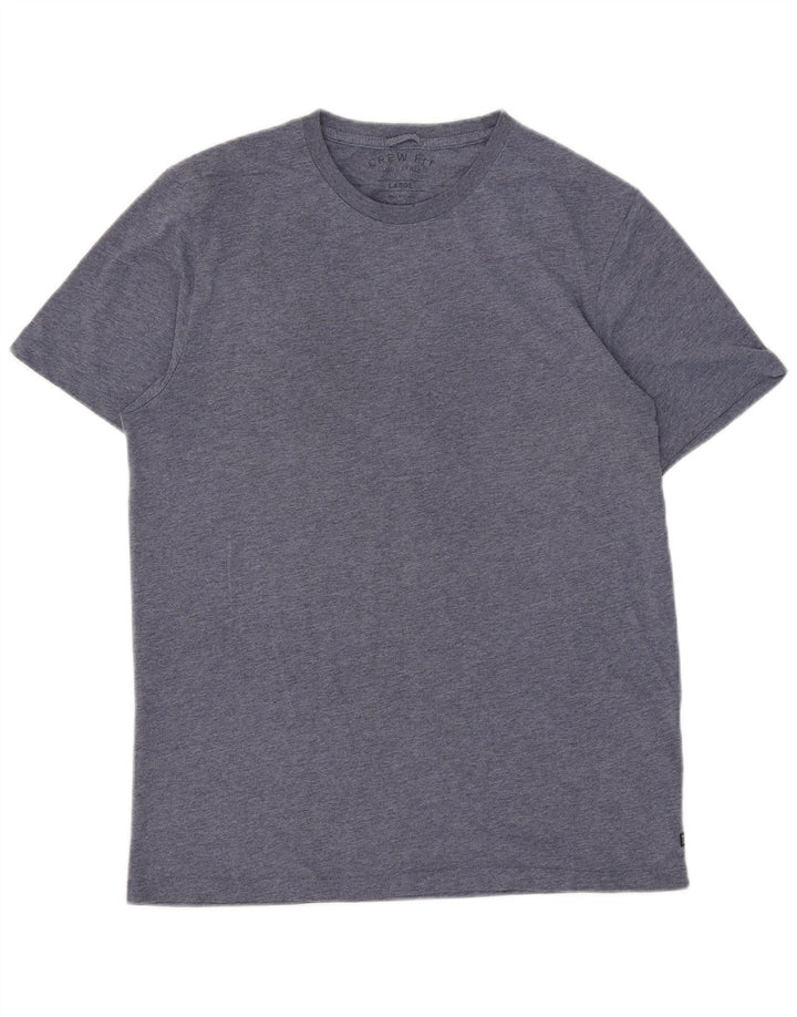 Vintage Herren T-Shirt Top Große blaue Baumwolle