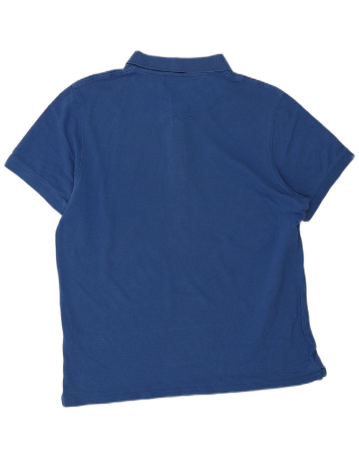 Lyle & Scott Herren Poloshirt XL Blau Baumwolle