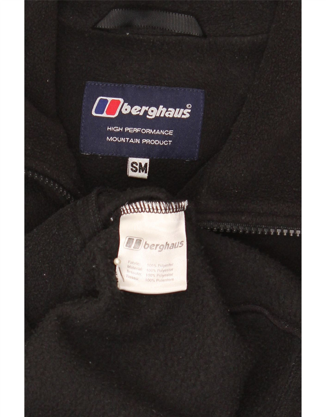 Berghaus Herren Fleecejacke UK 36 Small Schwarz Polyester