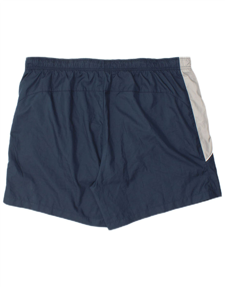 NIKE Herren-Sportshorts XL Marineblaues Colourblock-Polyester