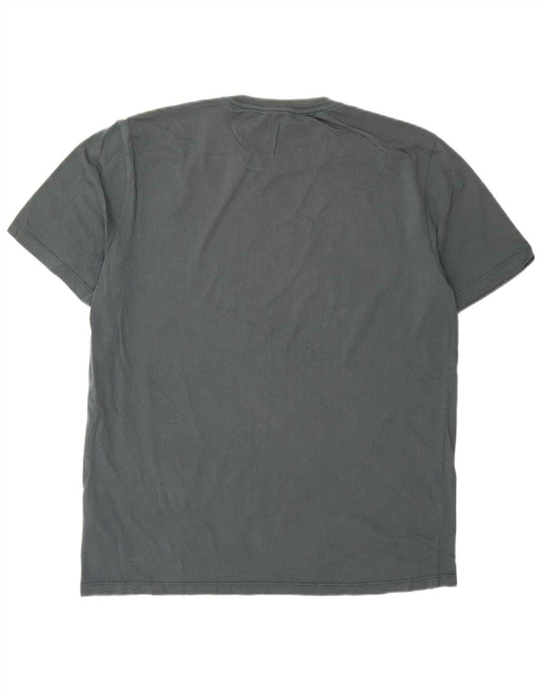 Reiss Herren T-Shirt Top Large Blau Baumwolle