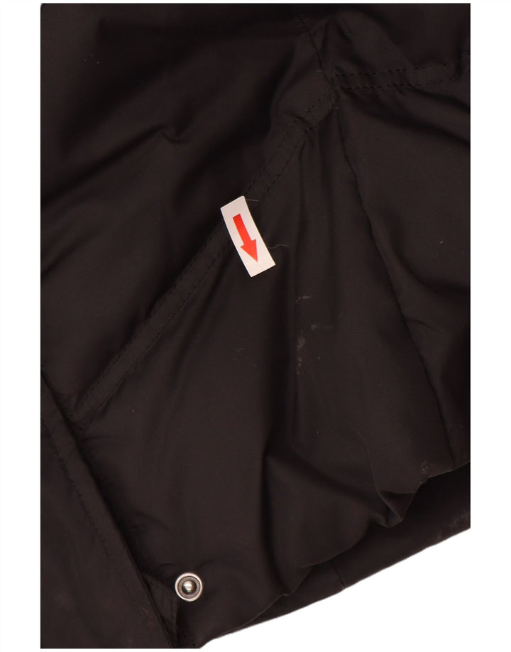 Esprit Womens Hooded Wattierter Mantel UK 12 Medium Schwarz Polyester