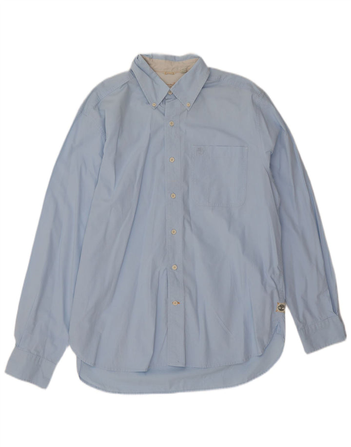 Timberland Herrenhemd mittelblaue Baumwolle