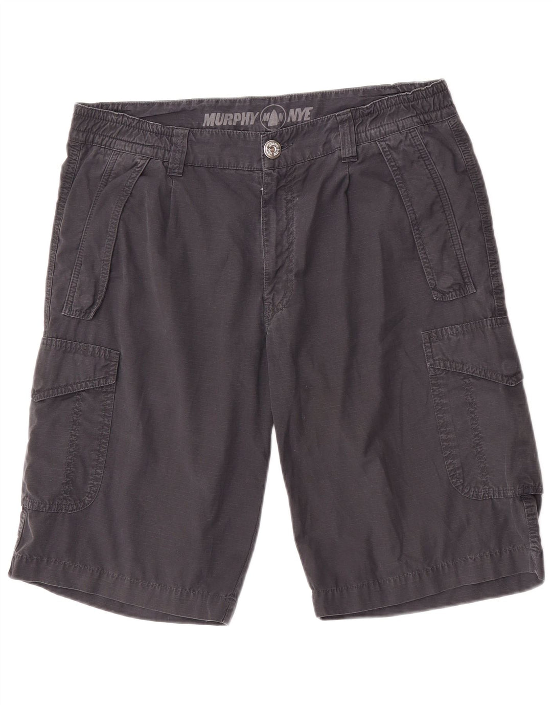 Murphy & Nye Herren-Cargoshorts W36 Große marineblaue Baumwolle