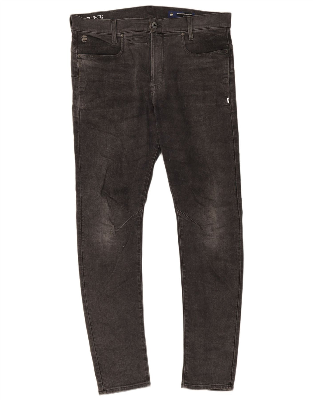 G-Star Herren Slim Jeans W34 L34 Graue Baumwolle