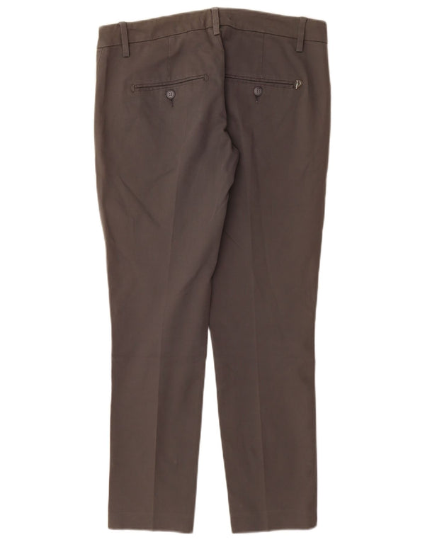 DONDUP Slim-Fit-Chinohose für Damen, W28, L28, graue Baumwolle