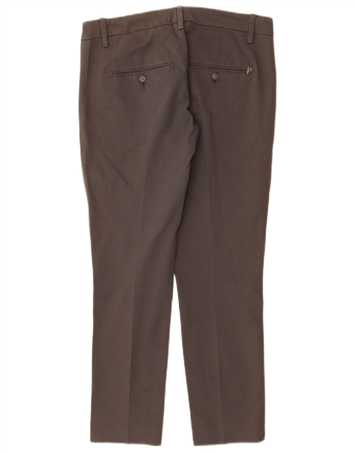 DONDUP Slim-Fit-Chinohose für Damen, W28, L28, graue Baumwolle