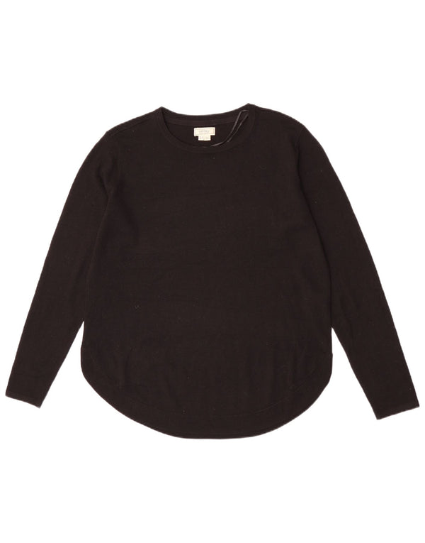 Fat Face Damen-Pullover mit U-Boot-Ausschnitt, UK 12, Mittelschwarz, Polyester