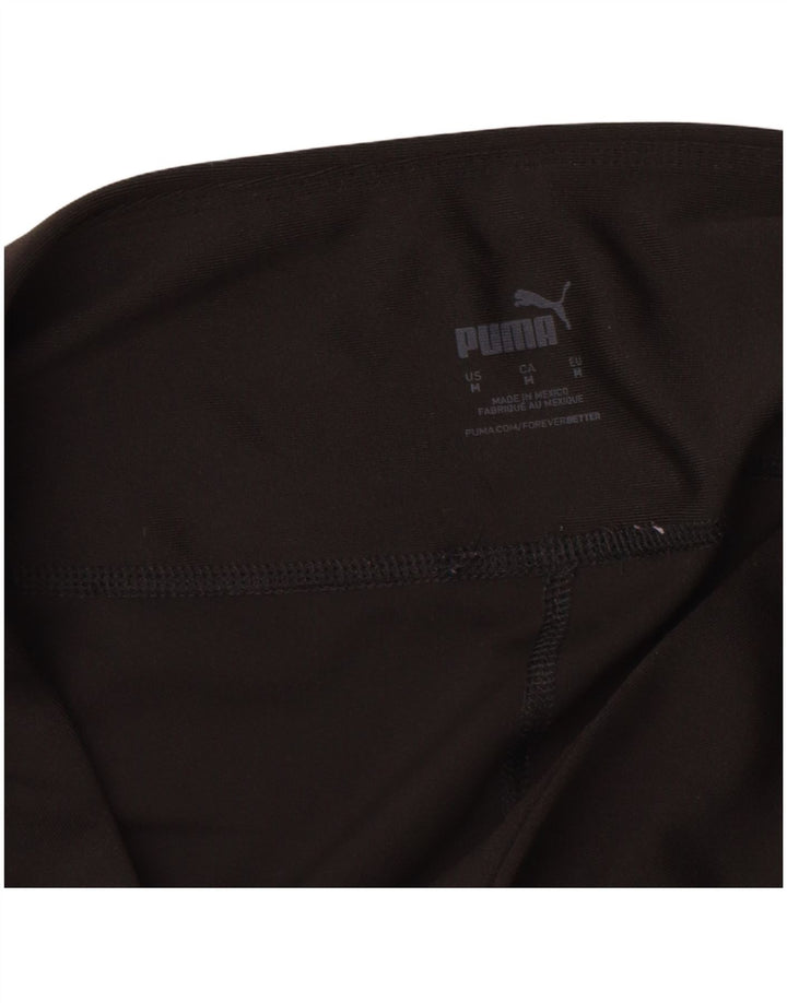 PUMA Damen Graphic Sport Shorts UK 12 Medium Schwarz
