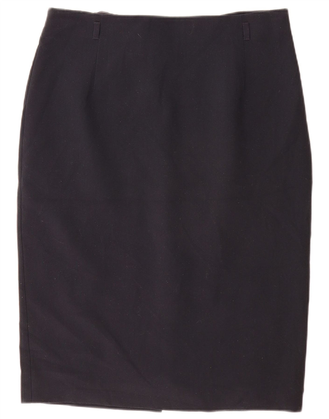 Marks & Spencer Damen Bleistiftrock UK 14 Large W32 Marineblau Polyester