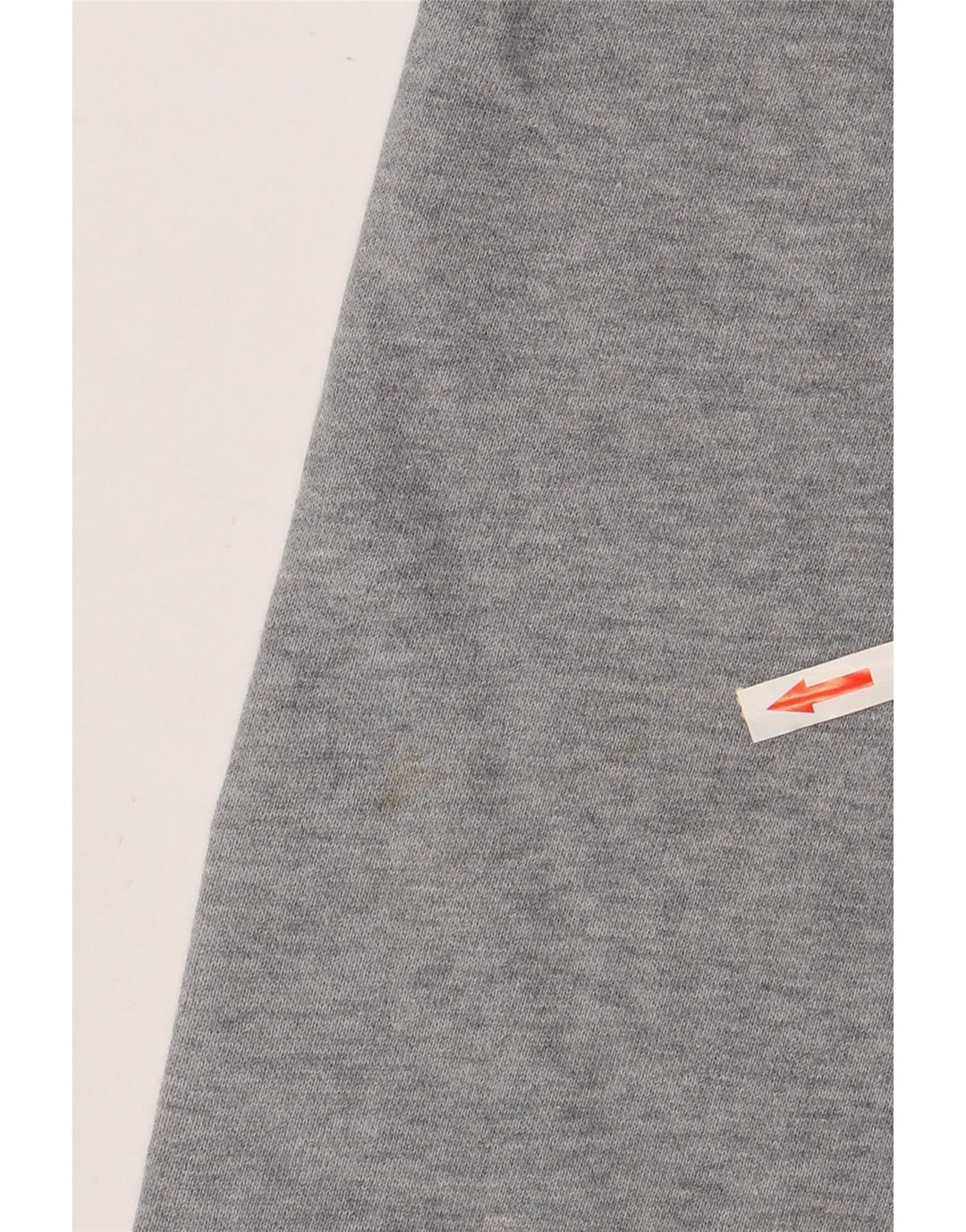 VINTAGE Herren-Trainingsanzugoberteil mit Grafik, XL, graue Baumwolle