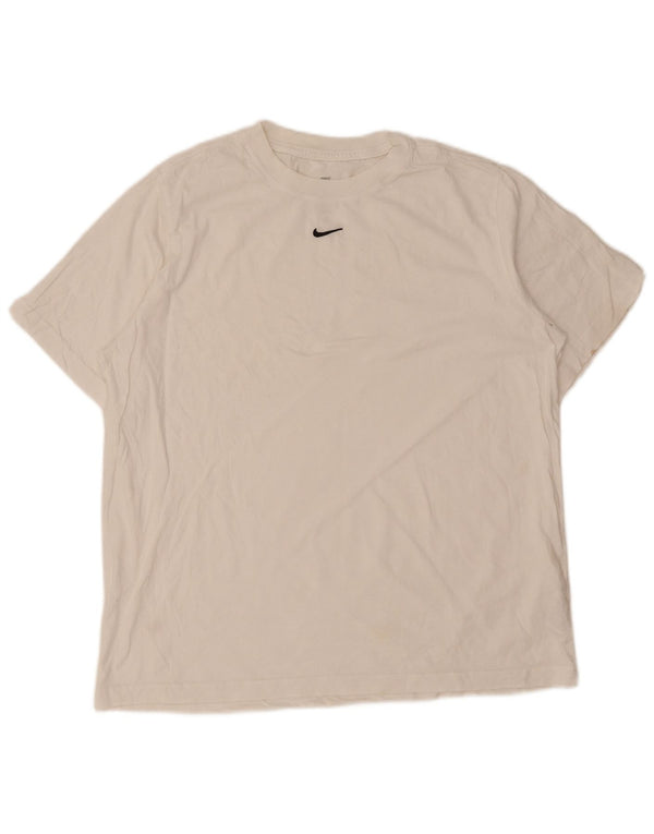 Nike Herren-T-Shirt mit lockerer Passform, mittelweiße Baumwolle