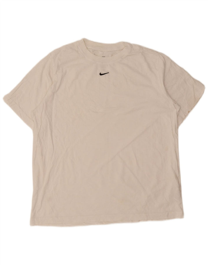 Nike Herren-T-Shirt mit lockerer Passform, mittelweiße Baumwolle