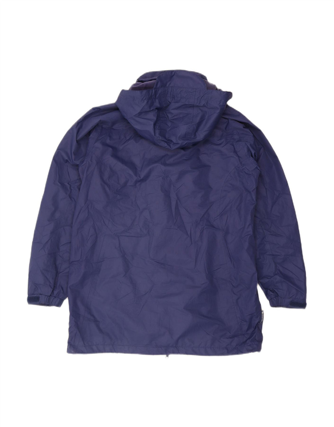 MOUNTAIN WAREHOUSE Womens Hooded Rain Jacket UK 16 Large  Navy Blue