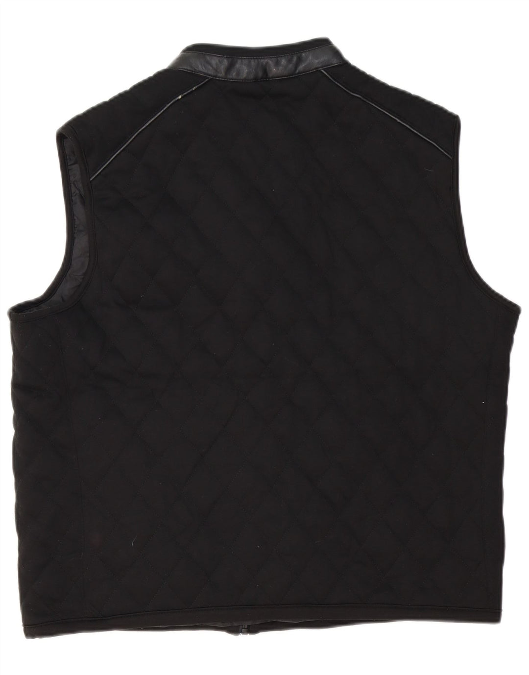 Zara Herren Steppweste UK 42 XL Schwarz Polyester
