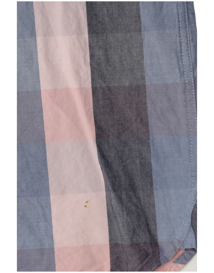 Lyle & Scott Herren-Kurzarmhemd, groß, mehrfarbig, kariert, Baumwolle