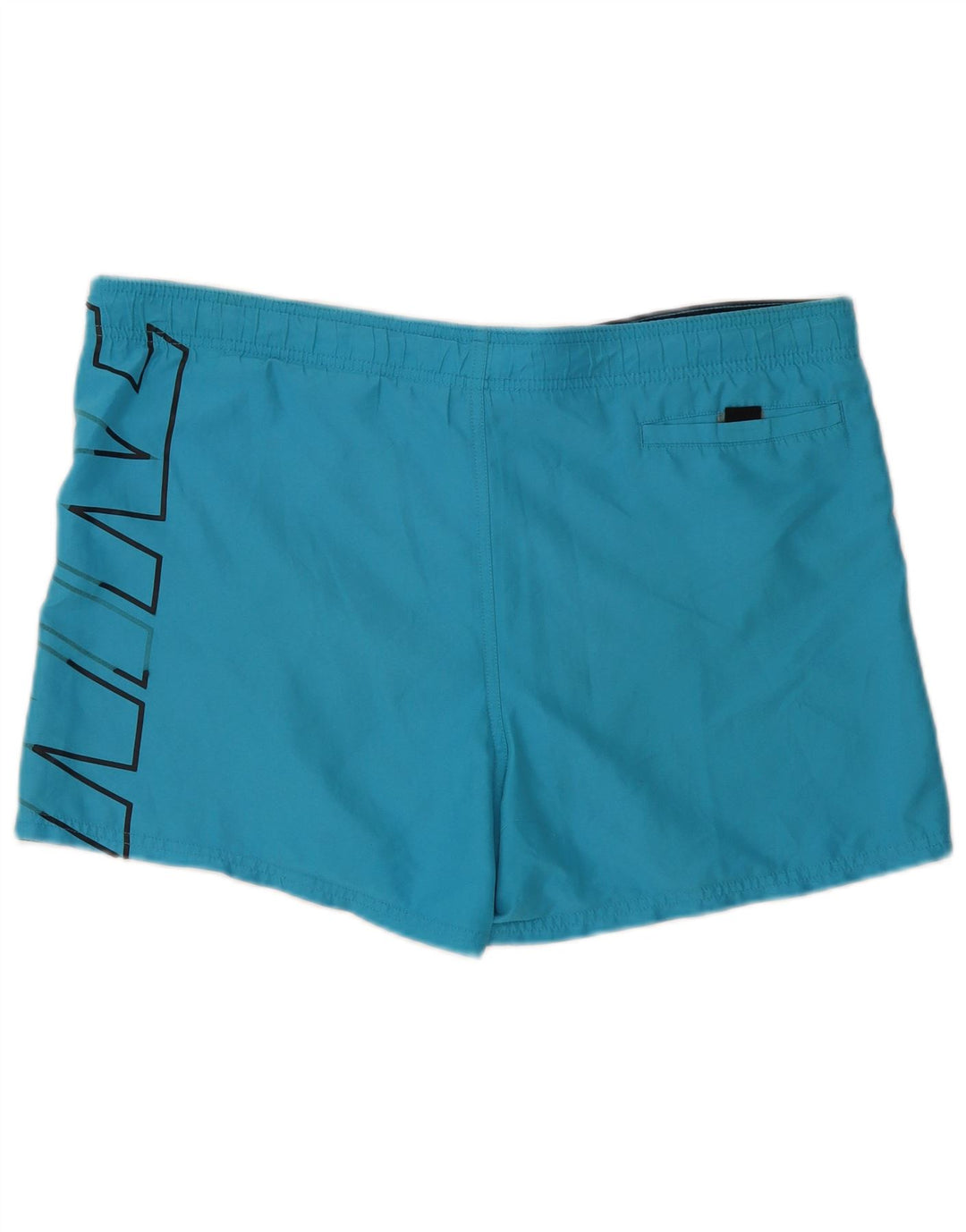 Nike Herren-Badeshorts mit Grafik, groß, aus blauem Polyester