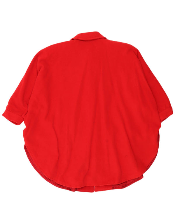 Vintage Damen Cape Mantel EU 36 Kleine rote Wolle