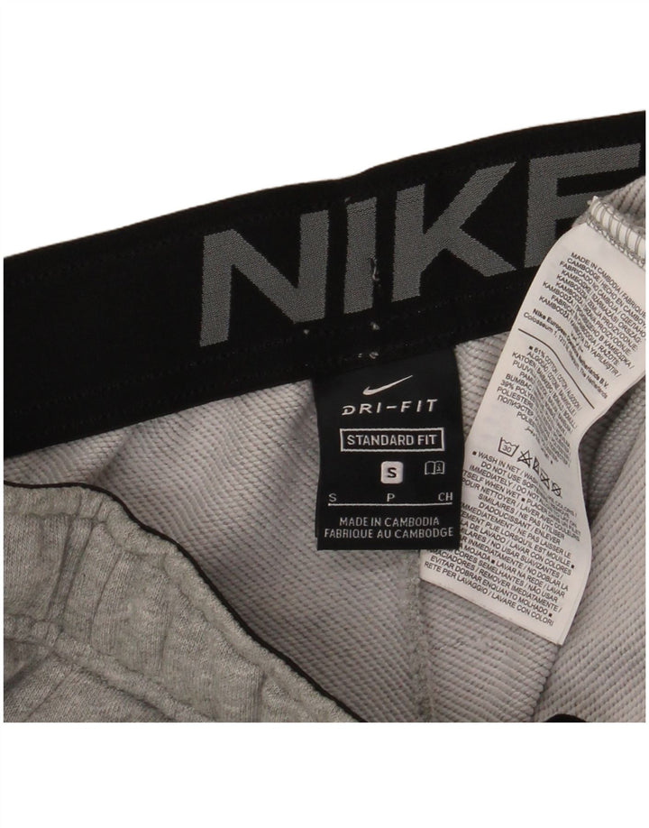 Nike Herren Dri Fit Trainingshose, Jogginghose, Größe S, Grau meliert