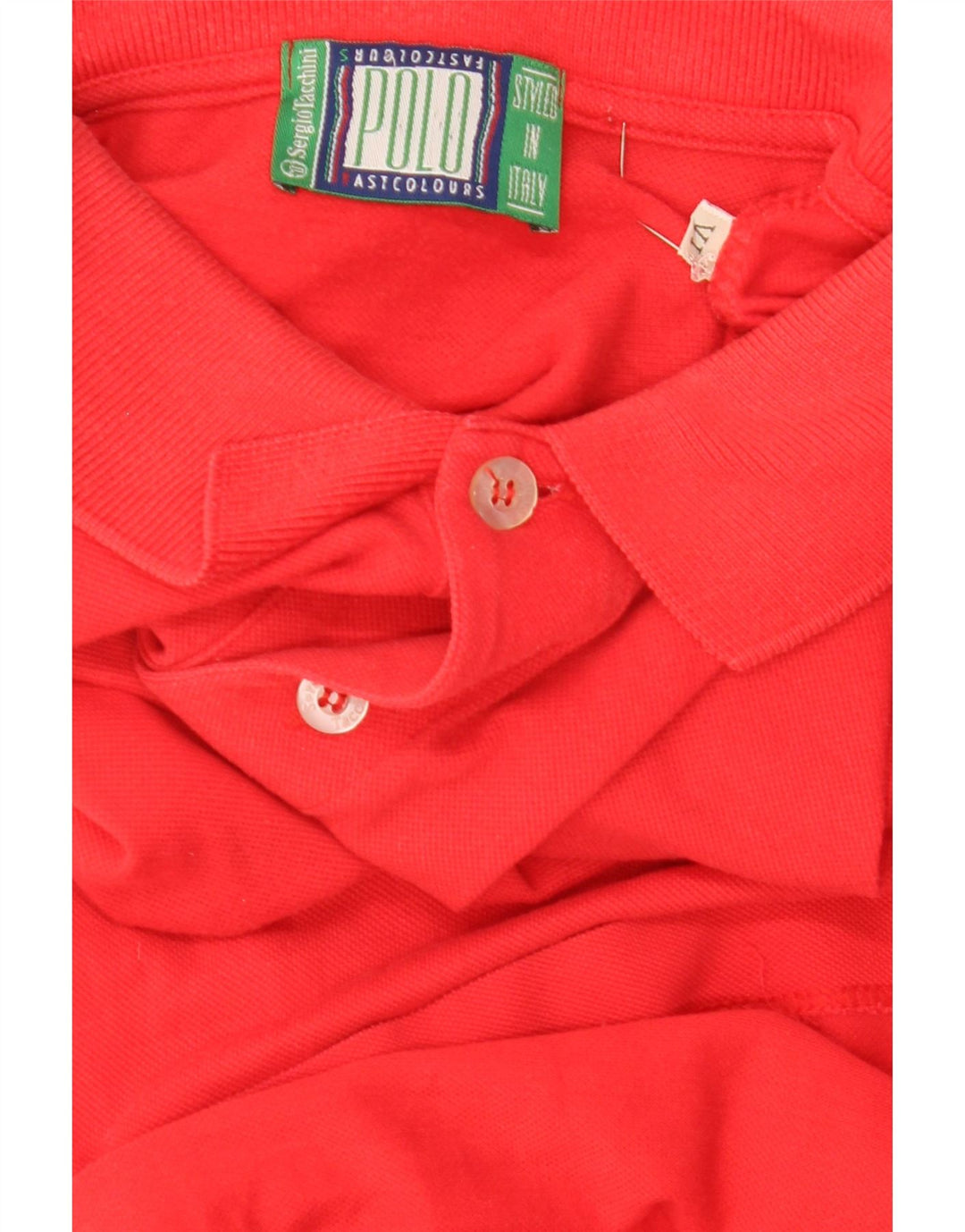Sergio Tacchini Herren Poloshirt Large Rot