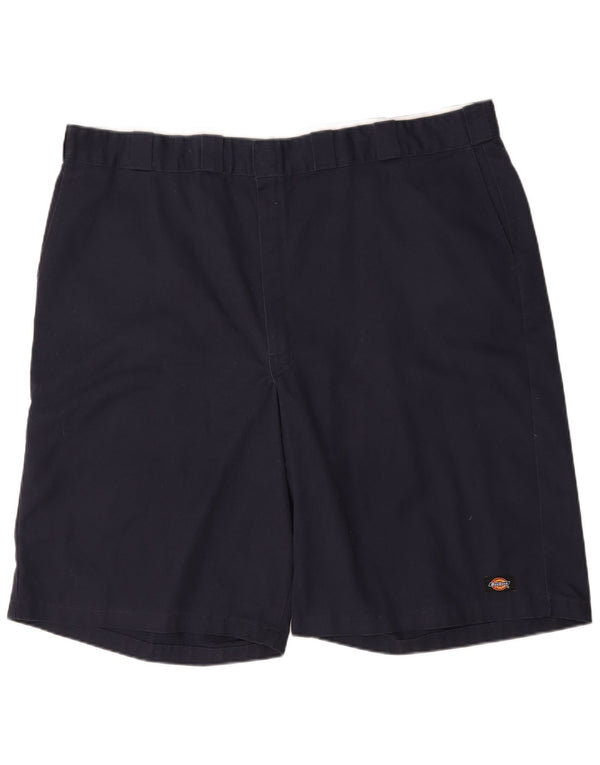 Dickies Mens Loose Fit Chino Shorts W48 4XL Navy Blue Cotton