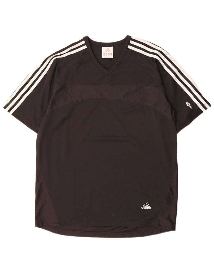 Adidas Herren Climacool T-Shirt Top Medium Schwarz Colourblock Polyester