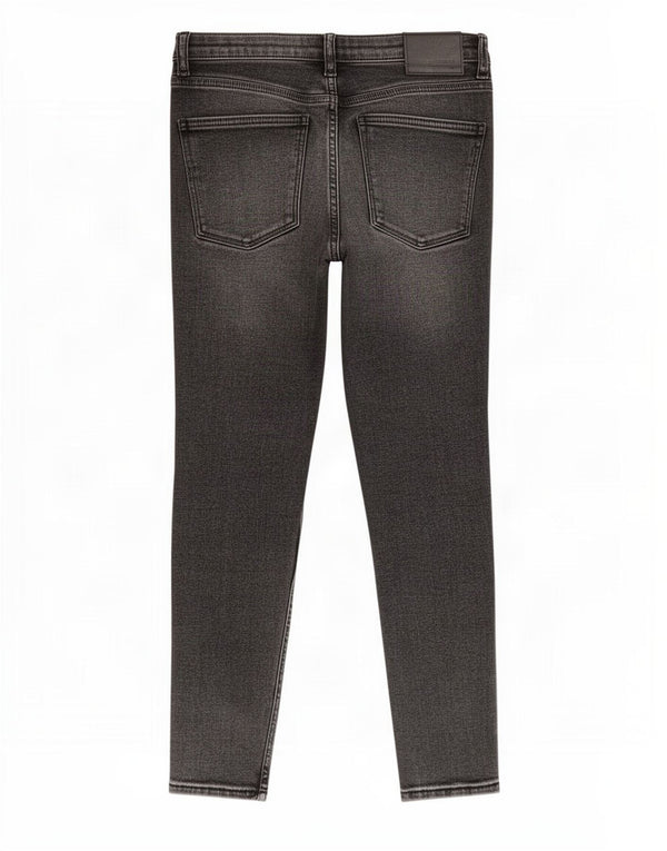 Zara Damen Crop Skinny Jeans EU 36 XS W26 L24 Grau