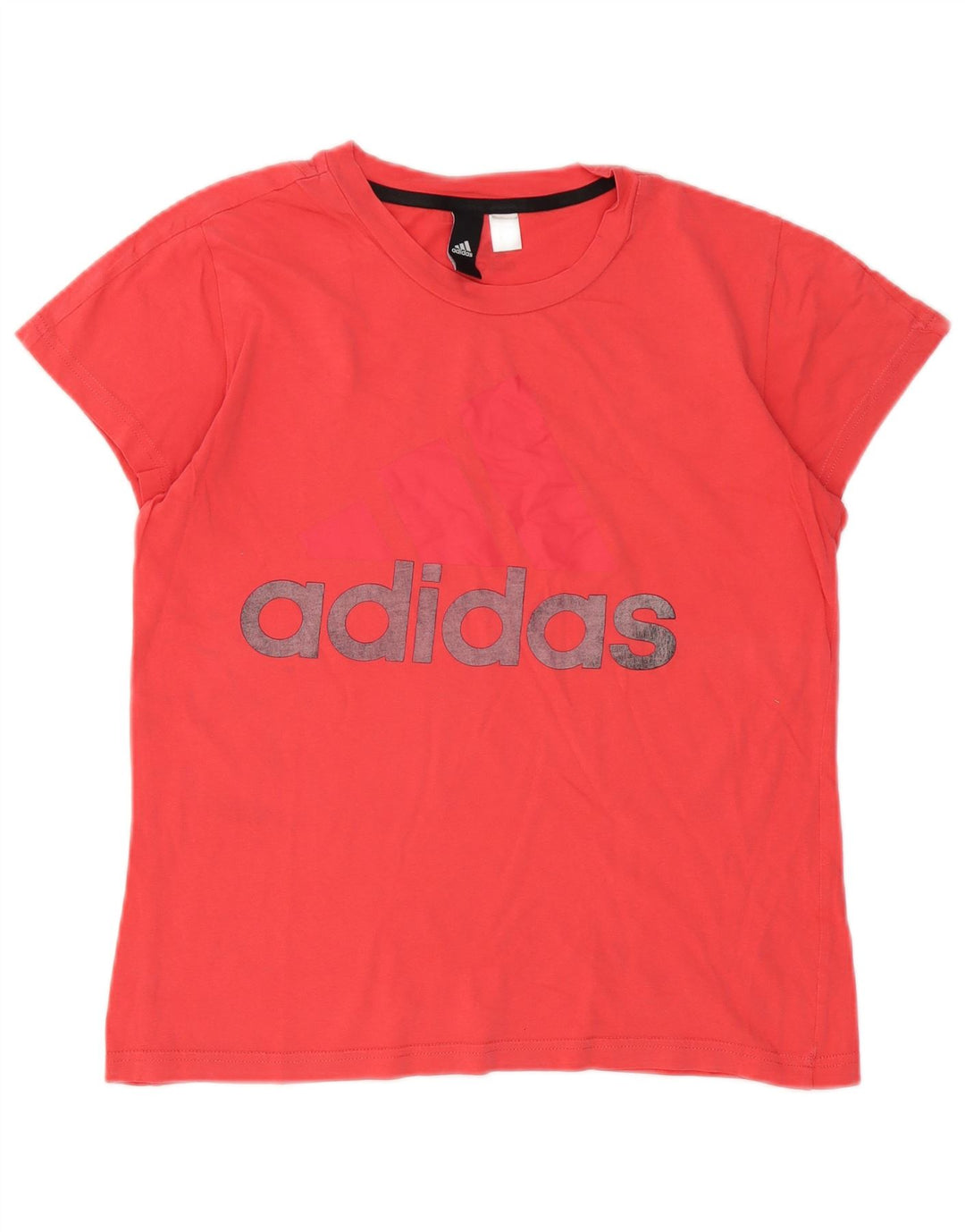 Adidas Damen Graphic T-Shirt Top UK 14 Mittelrot
