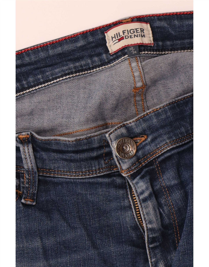 Tommy Hilfiger Herren Slim Jeans W38 L30 Blaue Baumwolle