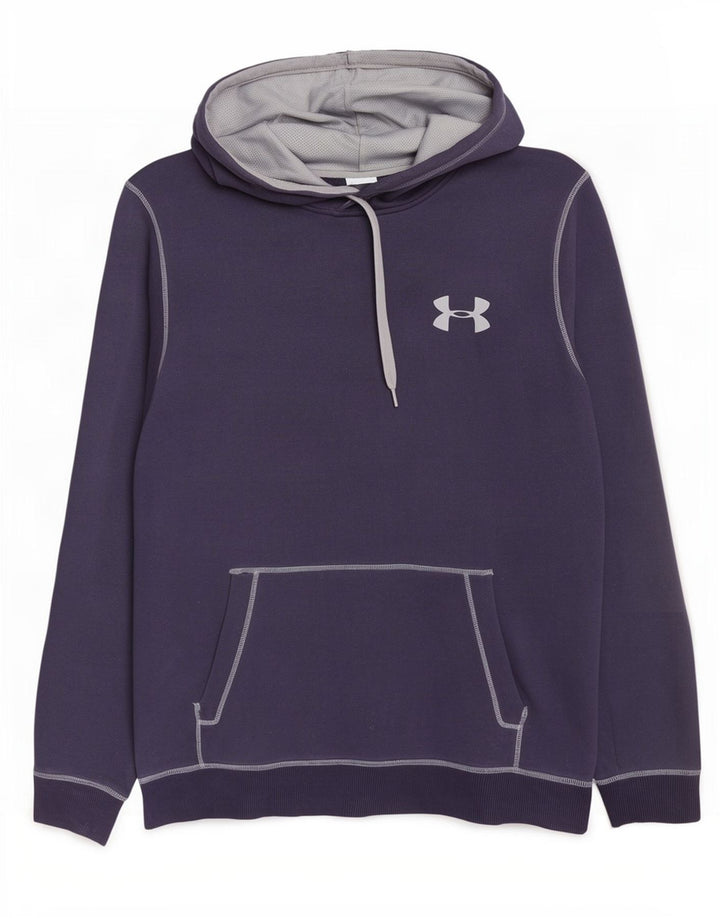 Under Armour Herren-Kapuzenpullover, groß, marineblau, Baumwolle
