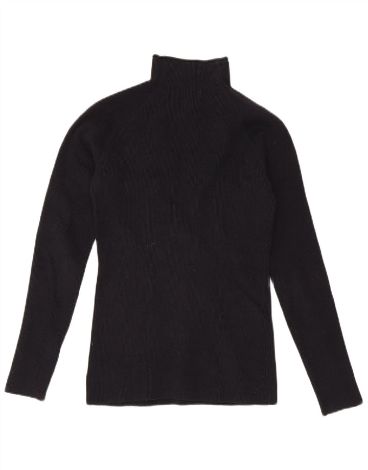 Orvis Damen Top Langarm UK 6 XS Schwarz Baumwolle