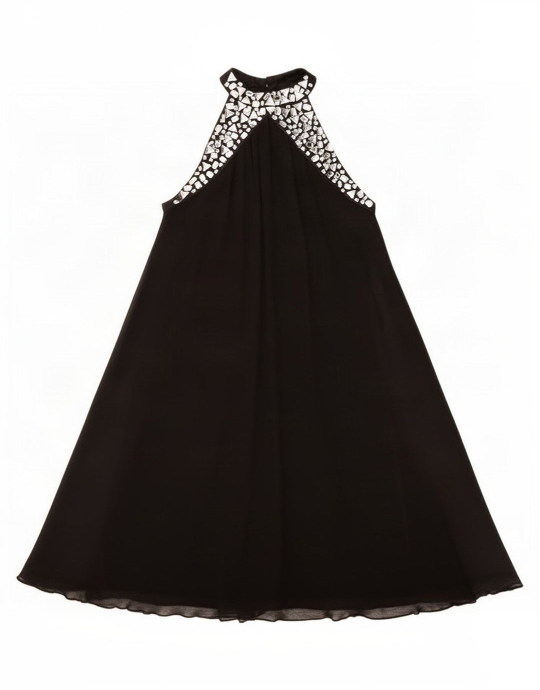 Lipsy Neckholder-Kleid für Damen, Größe S, Größe S, Schwarz, Polyester