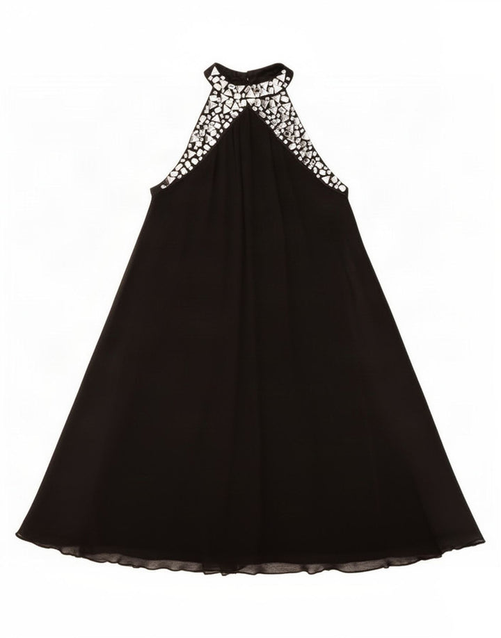 Lipsy Neckholder-Kleid für Damen, Größe S, Größe S, Schwarz, Polyester