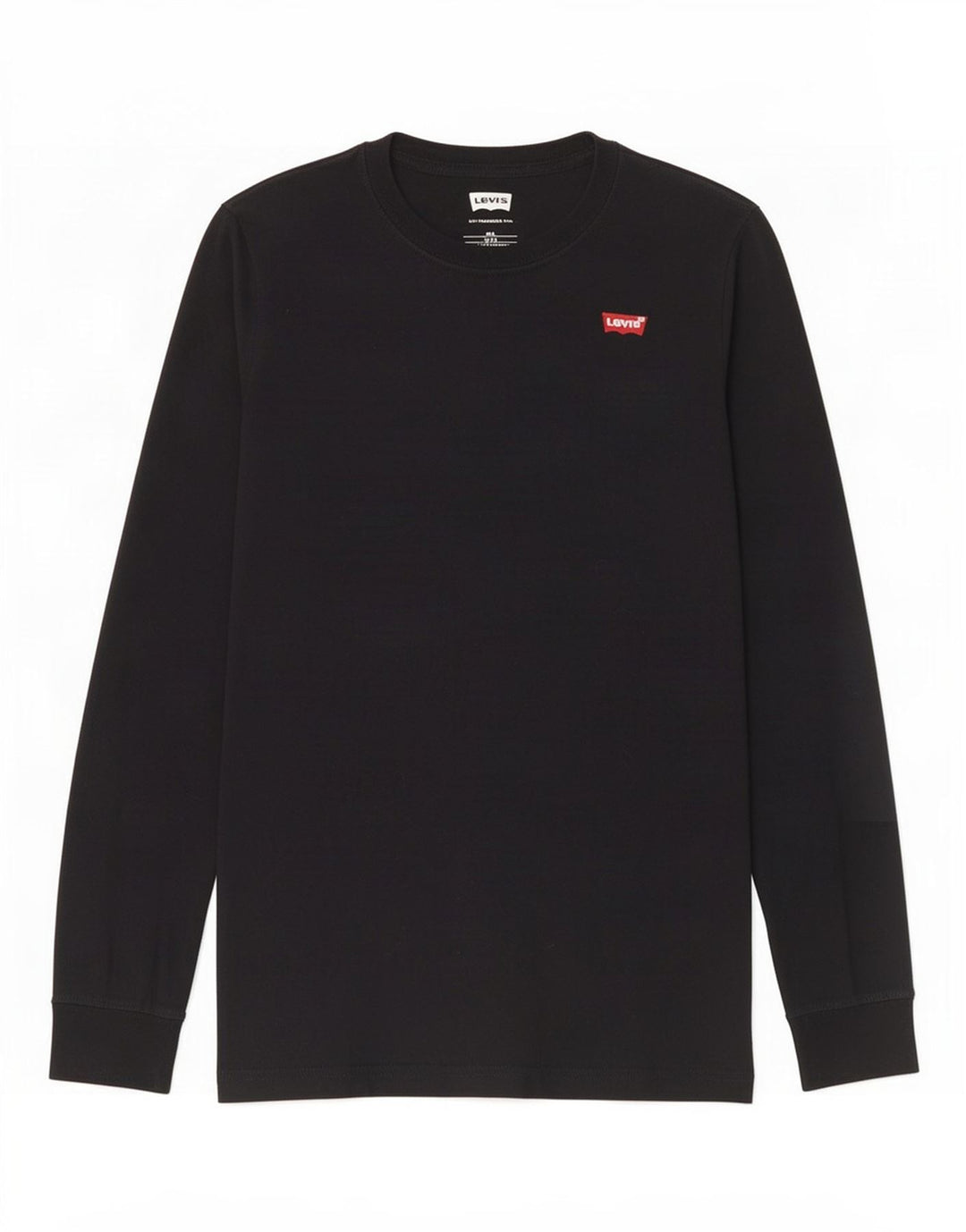 Levi's Jungen-Top, langärmelig, 15–16 Jahre, schwarze Baumwolle