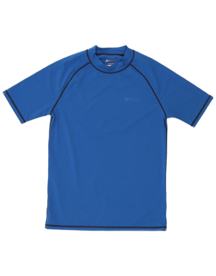 Mountain Warehouse Herren-T-Shirt mit UV-Schutz, groß, aus blauem Polyester