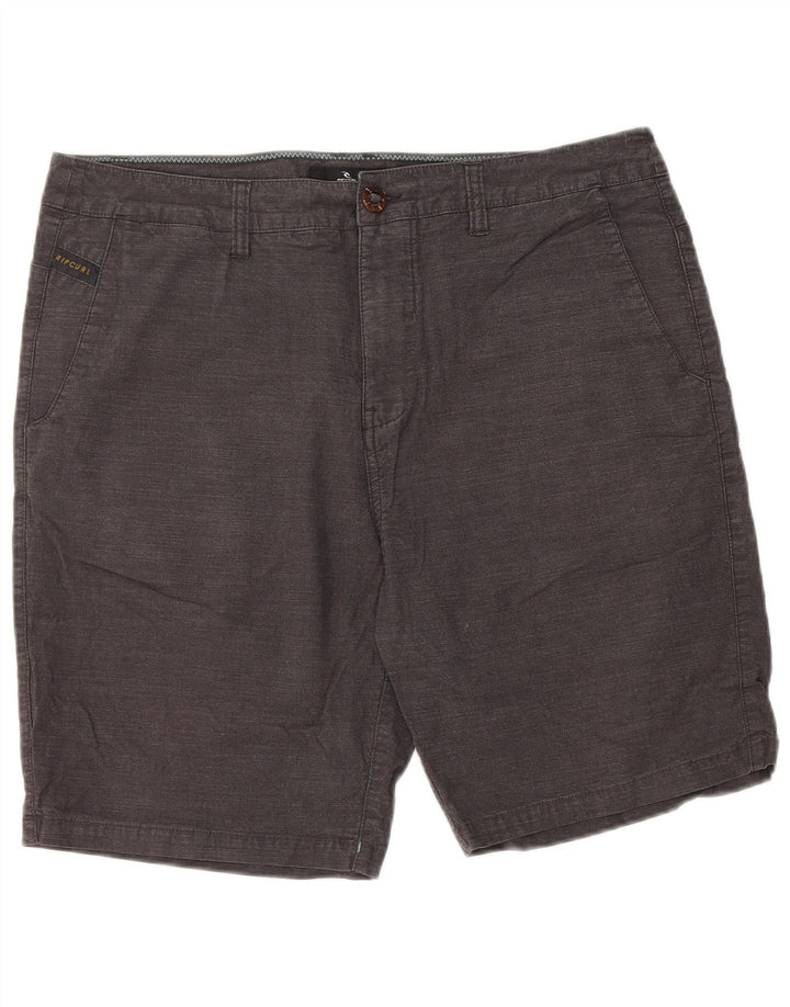 Rip Curl Herren Chino Shorts W34 Große graue Baumwolle