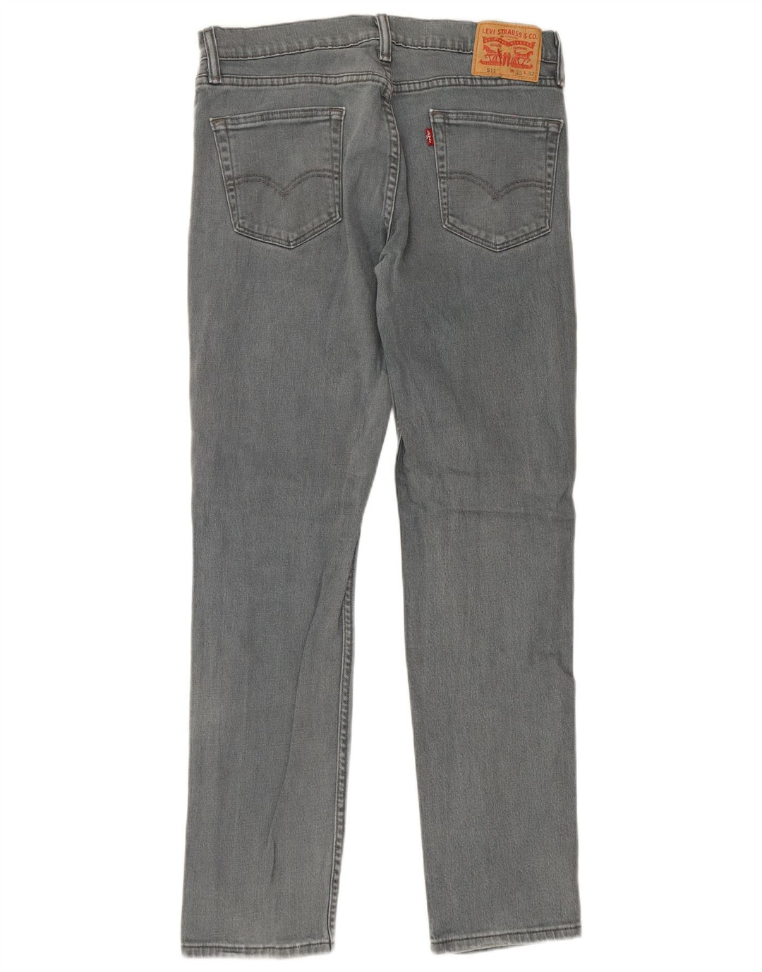 Levi's Herren 511 Slim Jeans W33 L32 Graue Baumwolle