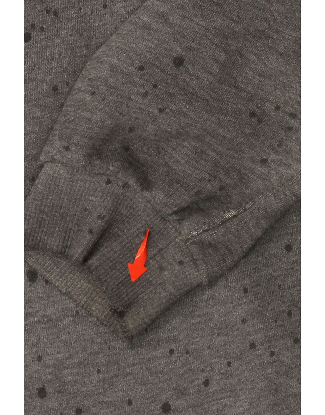 SUPERDRY Herren-Kapuzenpullover mit Grafik, XL, grau gepunktete Baumwolle