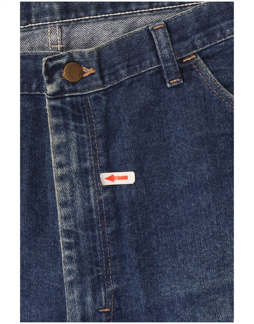 Wrangler Herren verkürzte Jeans W40 L24 Blaue Baumwolle