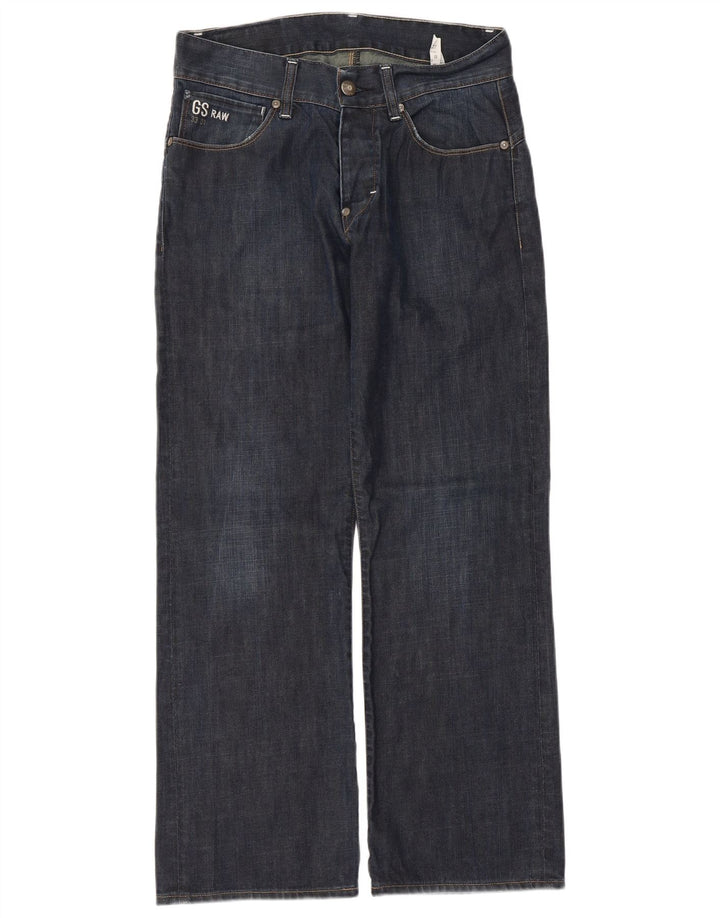 G-STAR Herren 3301 Straight Jeans W32 L30 Marineblau Baumwolle